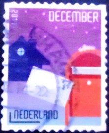 Selo postal da Holanda de 2014 Letter-box