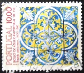 Selo postal de Portugal de 1982 Tiles