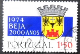 Selo postal de Portugal de 1974 Coat of Arms of Beja