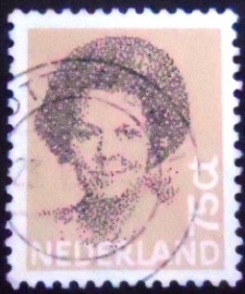 Selo postal da Holanda de 1982 Queen Beatrix type Struyken 75
