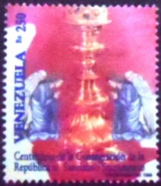 Selo postal da Venezuela de 1999 Ostensorium