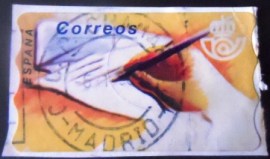 Selo postal da Espanha de 1995 Letter Writing