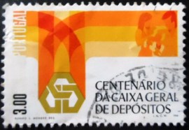 Selo postal de Portugal de 1976 Bank Emblem and Family