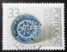 Selo postal de Portugal de 1990 Portuguese Stoneware Pottery