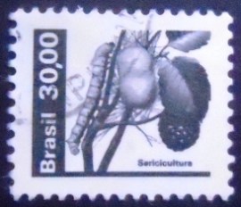 Selo postal Regular emitido no Brasil em 1982 - 613 U