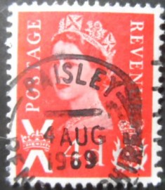 Selo postal da Escócia de 1968 Queen Elizabeth II