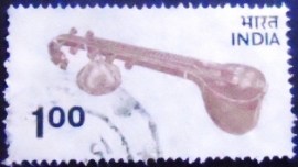 Selos postal da Índia de 1975 Veena