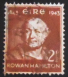 Selo postal da Irlanda de 1943 William Rowan Hamilton