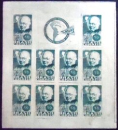 Bloco postal do Brasil de 1938 1ª BRAPEX