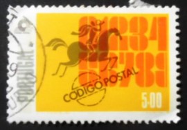 Selo postal de Portugal de 1978 Postrider
