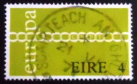 Selo postal da Irlanda de 1971 Europa CEPT Chains