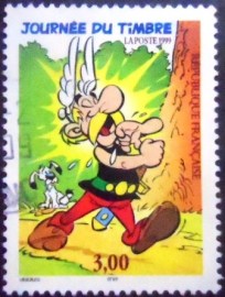 Selo postal da França de 1999 Asterix
