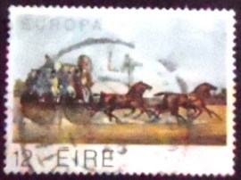 Selo postal da Irlanda de 1979 Bianconi Long Car of 1836