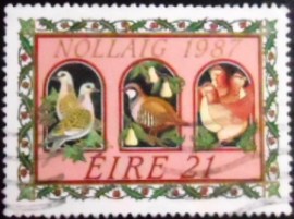 Selo postal da Irlanda de 1987 The Twelve Days of Christmas