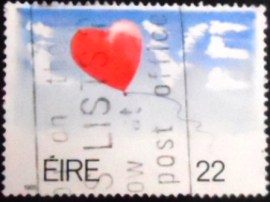 Selo postal da Irlanda de 1985 Love