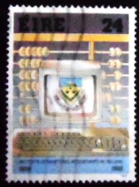 Selo postal da Irlanda de 1988 Institute of Chartered Accountants in Ireland