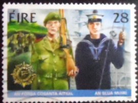 Selo postal da Irlanda de 1988 Reserve Units of the Army and Navy