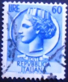 Selo postal da Itália de 1955 Coin of Syracuse 60