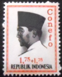 Selo postal da Indonésia de 1965 Conference of New Emerging Forces