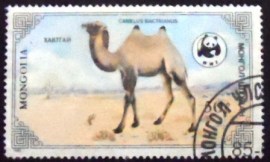 Selo postal da Mongólia de 1985 Bactrian Camel
