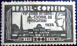 Selo postal comemorativo do Brasil de 1934  C 66