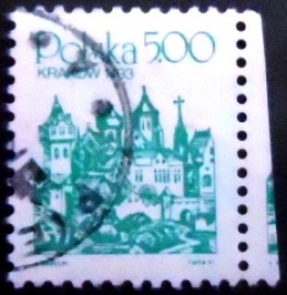 Selo postal da Polônia de 1981 Krakow 1493