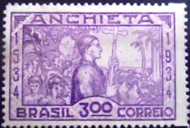 Selo postal comemorativo do Brasil de 1934  C 75