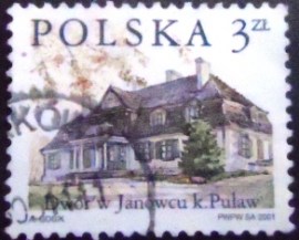 Selo postal da Polônia de 2001 Janowiec