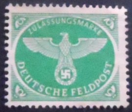 Selo postal da Alemanha Reich de 1944 Highness Eagle