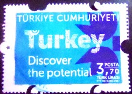 Selo postal da Turquia de 2017 Development Promotion Campaign