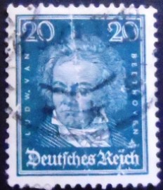 Selo da Alemanha Reich de 1926 Ludwig van Beethoven