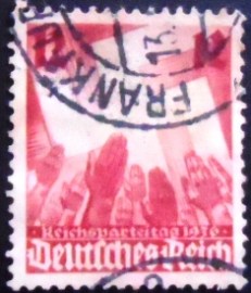 Selo da Alemanha Reich de 1936 Nuremberg Party Congress 12