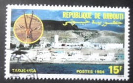 Selo postal de Djibouti de 1984 Tadjoura