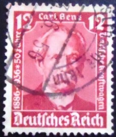 Selo da Alemanha Reich de 1936 Carl Benz