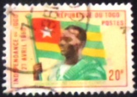 Selo postal do Togo de 1960 Sylvanus Olympio