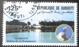 Selo postal de Djibouti de 1984 Presidential Palace
