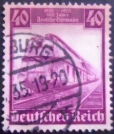 Selo da Alemanha Reich de 1935 Streamlined express locomotive 05 001
