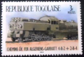 Selo postal do Togo de 1984 Garratt 4-8-2 + 2-8-4