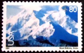 Selo dos Estados Unidos de 2001 Mt. McKinley