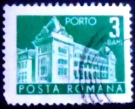 Selo postal da Romênia de 1967 General Post Office