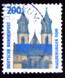 Selo postal da Alemanha de 1993 Magdeburg Cathedral