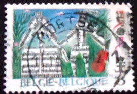 Selo postal da Bélgica de 1985 Evocation of the Queen Elisabeth Competition