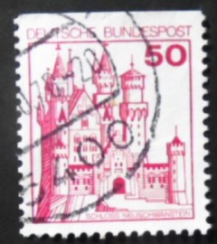 Selo postal da Alemanha de 1977 Neuschwanstein Castle  Ci