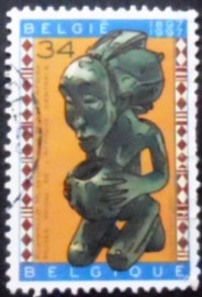 Selo postal da Bélgica de 1997 Statuette