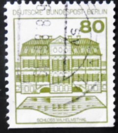 Selo postal da Alemanha de 1977 Wilhelmsthal Castle