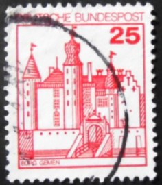 Imagem similar à do selo postal da Alemanha de 1979 Gemen Castle U