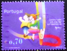 Selo postal de Portugal de 2002 Education & Literacy
