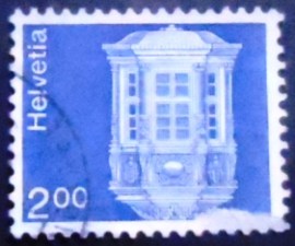 Selo postal da Suiça de 1978 Oriel SEV