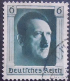 Selo da Alemanha Reich de 1937 Adolf Hitler 6