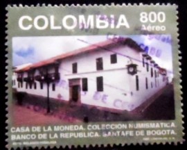 Selo postal da Colômbia de 1997 National Mint and Numismatic Museum